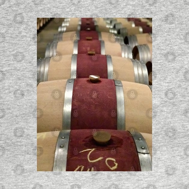 Barrels upon barrels of wine by sanityfound